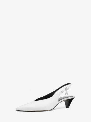 Michael Kors Tonya Leather Slingback Pump