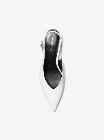 Michael Kors Tonya Leather Slingback Pump