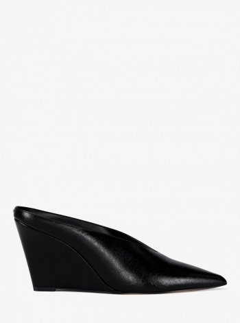 Michael Kors Xandra Leather Wedge Mule