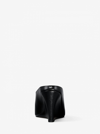 Michael Kors Xandra Leather Wedge Mule