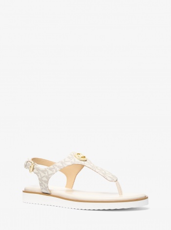 MICHAEL Michael Kors Val Signature Logo Thong Sandal