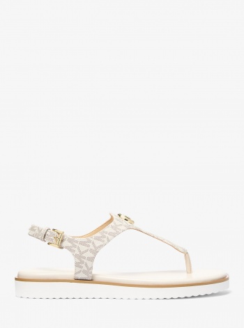 MICHAEL Michael Kors Val Signature Logo Thong Sandal