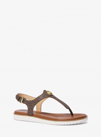 MICHAEL Michael Kors Val Signature Logo Thong Sandal
