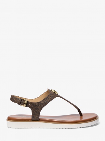MICHAEL Michael Kors Val Signature Logo Thong Sandal