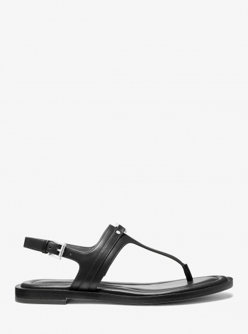 MICHAEL Michael Kors Mandy Leather T-Strap Sandal