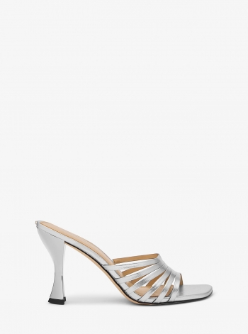 MICHAEL Michael Kors Haisley Metallic Leather Sandal