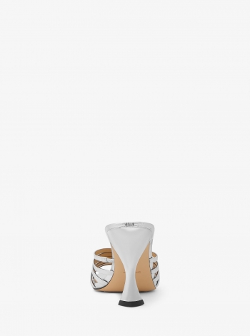 MICHAEL Michael Kors Haisley Metallic Leather Sandal