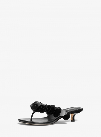 MICHAEL Michael Kors Loretta Sequin Embellished Metallic Sandal