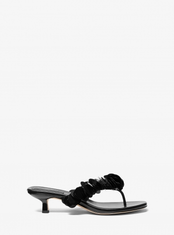 MICHAEL Michael Kors Loretta Sequin Embellished Metallic Sandal