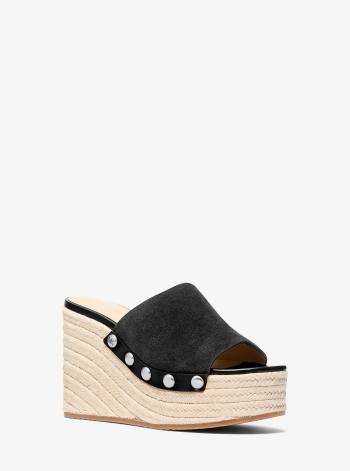 MICHAEL Michael Kors Mayes Suede Wedge Sandal