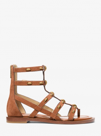 MICHAEL Michael Kors Noa Studded Suede Gladiator Sandal