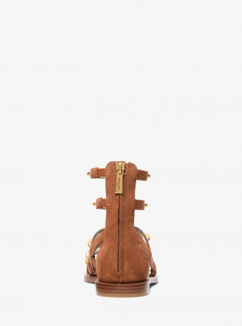 MICHAEL Michael Kors Noa Studded Suede Gladiator Sandal