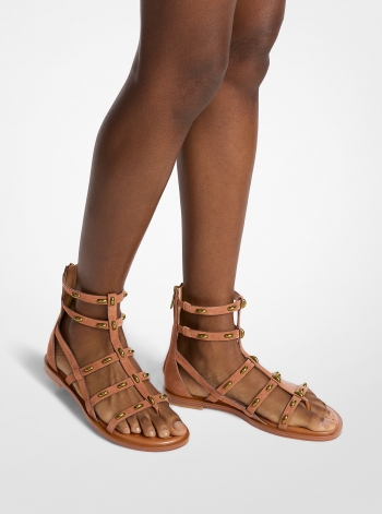 MICHAEL Michael Kors Noa Studded Suede Gladiator Sandal