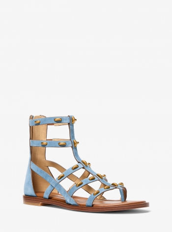 MICHAEL Michael Kors Noa Studded Suede Gladiator Sandal