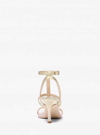 MICHAEL Michael Kors Nara Studded Metallic Leather Sandal