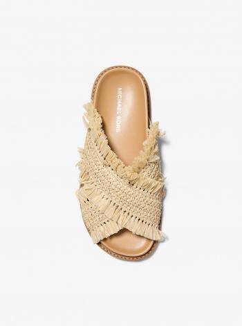 MICHAEL Michael Kors Peyton Fringe Crocheted Sandal