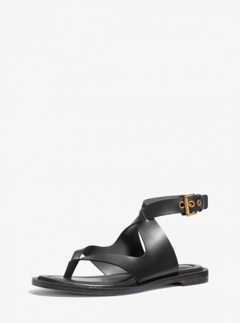 Michael Kors Irene Leather Wrap Sandal