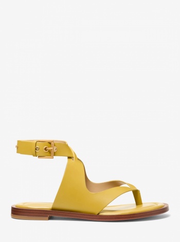 Michael Kors Irene Leather Wrap Sandal