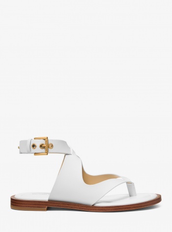 Michael Kors Irene Leather Wrap Sandal