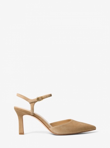 Michael Kors Amara Suede Slingback Pump