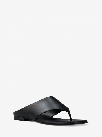 Michael Kors Alster Leather Thong Sandal