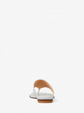 Michael Kors Alster Leather Thong Sandal