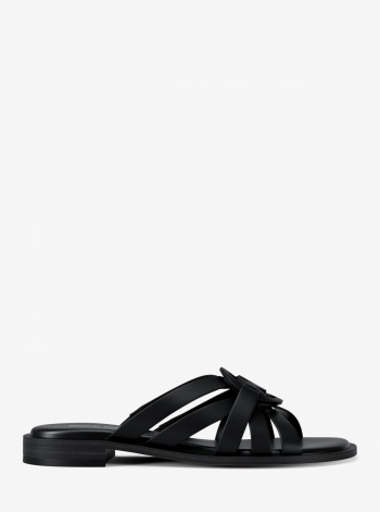 Michael Kors Erika Leather Slide Sandal