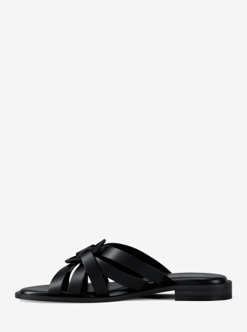 Michael Kors Erika Leather Slide Sandal