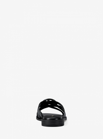 Michael Kors Erika Leather Slide Sandal
