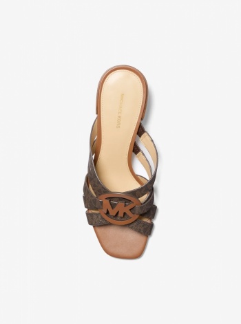 Michael Kors Erika Signature Logo Sandal