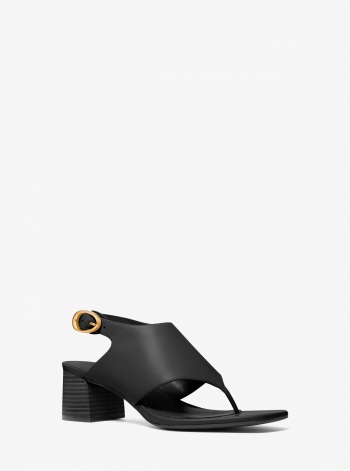 Michael Kors Kya Flex Leather Thong Sandal