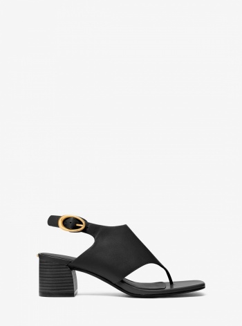 Michael Kors Kya Flex Leather Thong Sandal