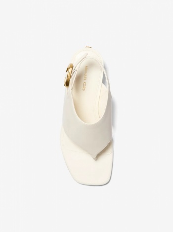 MICHAEL Michael Kors Kya Flex Leather Thong Sandal