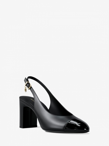 Michael Kors Piper Flex Leather Slingback Pump