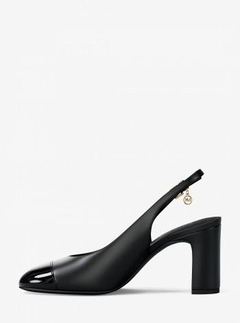 Michael Kors Piper Flex Leather Slingback Pump