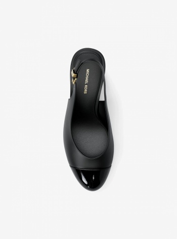Michael Kors Piper Flex Leather Slingback Pump