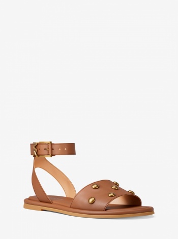 MICHAEL Michael Kors Rosetta Studded Leather Sandal