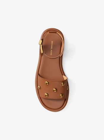 MICHAEL Michael Kors Rosetta Studded Leather Sandal