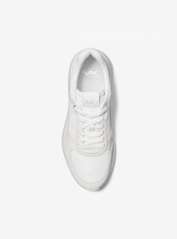 Michael Kors Mens Trevor Mixed-Media Trainer
