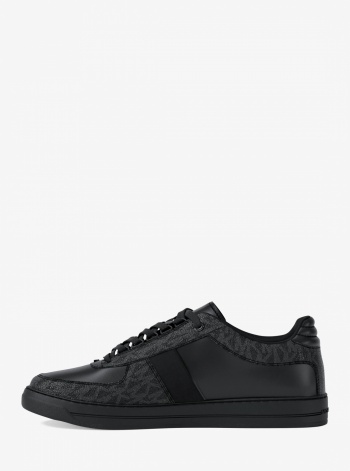 Michael Kors Mens Brady Signature Logo and Leather Sneaker
