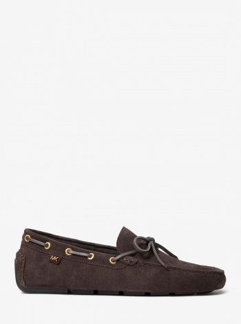 Michael Kors Mens Sayer Suede Moccasin