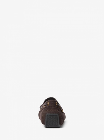 Michael Kors Mens Sayer Suede Moccasin