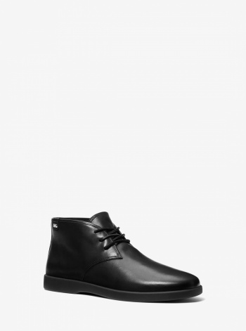 Michael Kors Mens Wesley Leather Boot