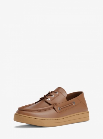 Michael Kors Mens Aiden Leather Boat Shoes