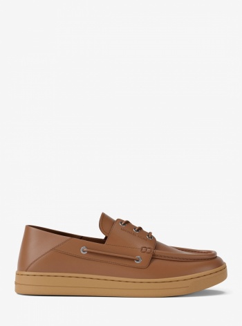 Michael Kors Mens Aiden Leather Boat Shoes