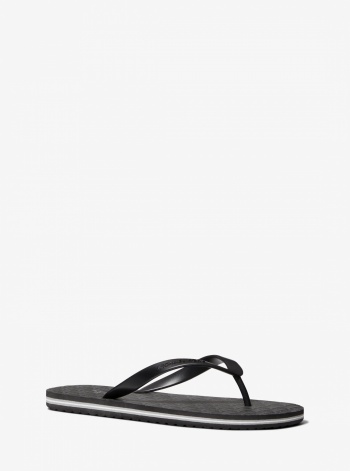 Michael Kors Mens Travis Logo Flip-Flop