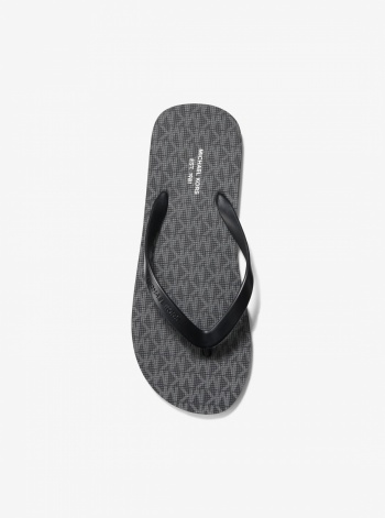 Michael Kors Mens Travis Logo Flip-Flop