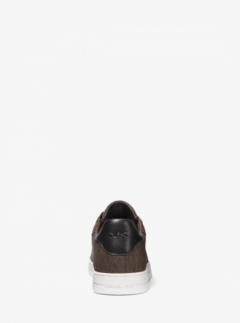 Michael Kors Mens Keating Signature Logo Sneaker