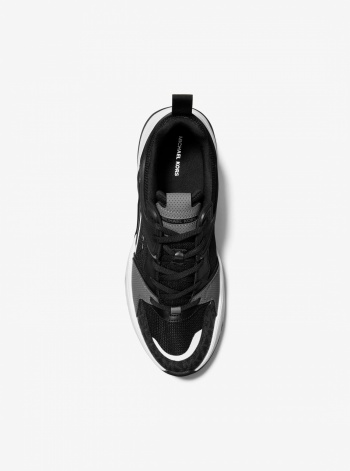 Michael Kors Mens Chase Mixed-Media Trainer