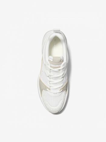 Michael Kors Mens Chase Mixed-Media Trainer